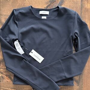 Aritzia Babaton Contour black long sleeve nwt